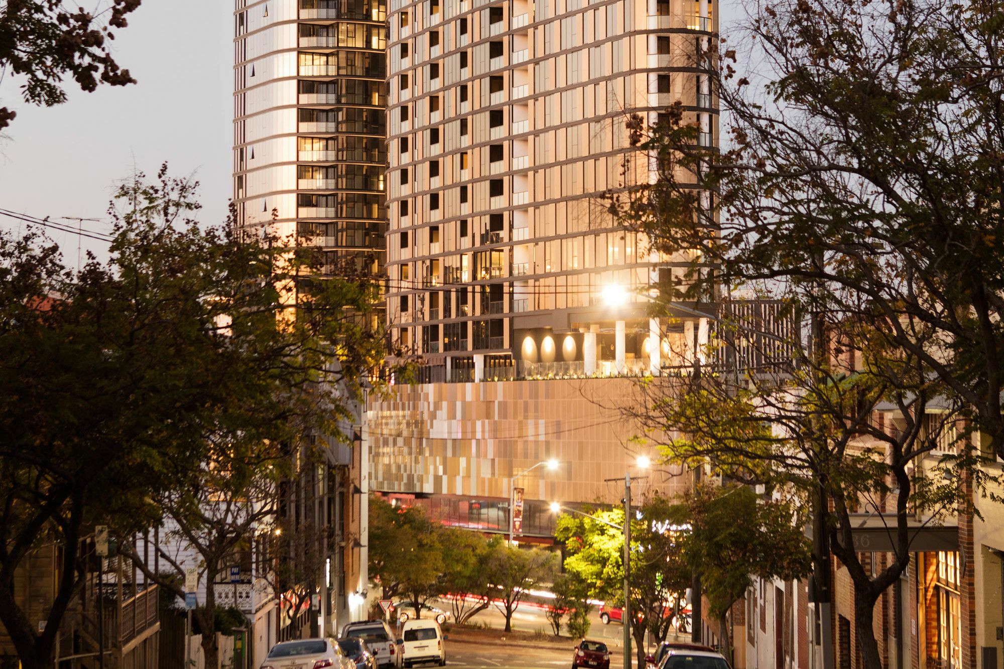 Fv By Peppers Aparthotel Brisbane Eksteriør bilde The proposed tower