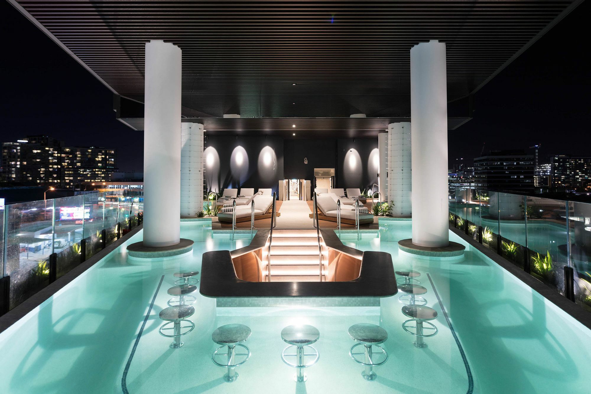 Fv By Peppers Aparthotel Brisbane Eksteriør bilde Sky Bar